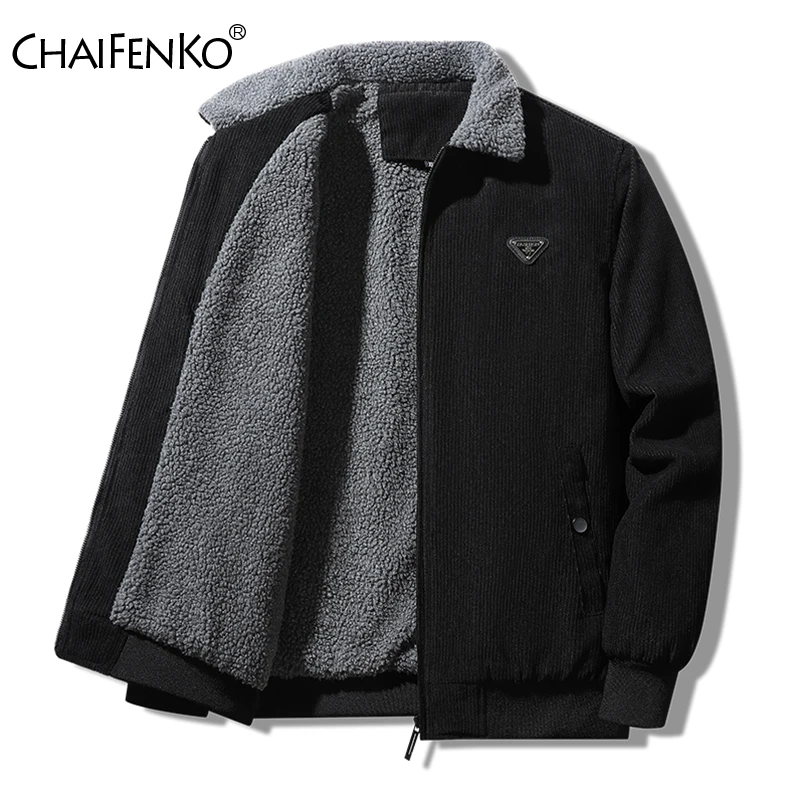 Top Trends: 2023 Autumn Winter New Thick Windbreak Fleece Warm Jacket Coat Men Brand Outwear Fashion Fur Collar Classic Casual Jacket Men Shoppable Styles