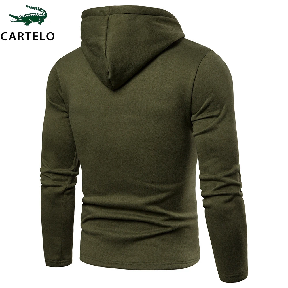 Top Trends: CARTELO Mens Hoodie Sweatshirt Embroidered Logo Sports Outdoor Casual Daily Hoodies Slim Sweatshirts Brand Clothing Shoppable Styles - Image 5