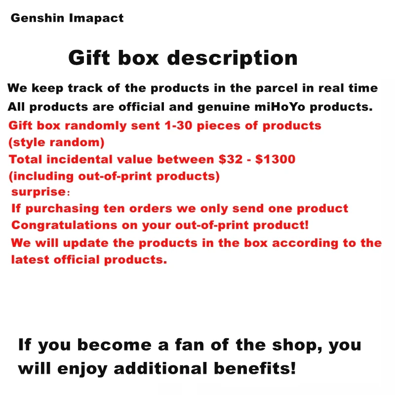 Top Trends: Genuine Anime Genshin Impact Gift Box Klee Figures Doll Keypads Badge Cosplay Gift For Kids Birthday Gift MiHoY Official New Shoppable Styles - Image 2