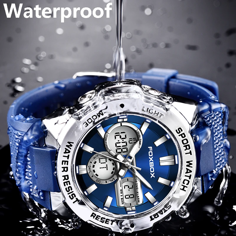 Top Trends: 2023 LIGE Luxury Mens Sport Watch Military Waterproof Digital Alarm Chronograph Quartz Wristwatches Male Clock Relogio Masculino Shoppable Styles - Image 5