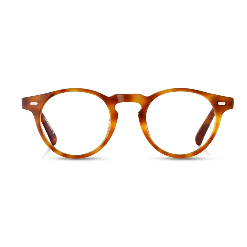 Top Trends: Gregory Peck Transparent Round Glasses Women Vintage Acetate Eyeglass Frames Women Prescription Glasses Men Myopia GlassesOV5186 Shoppable Styles - Image 6