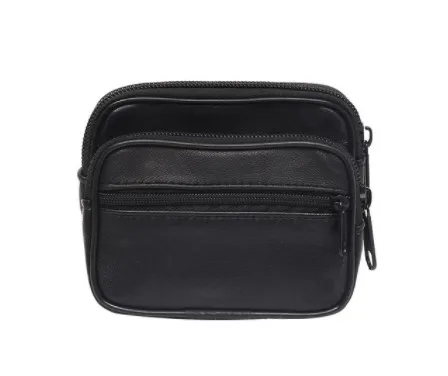 Top Trends: Retro Fashion Leather Men&#039;s Pockets Outdoor Leisure Multifunction Bag Wear Belt Mobile Phone Waist Bag Bag Shoppable Styles