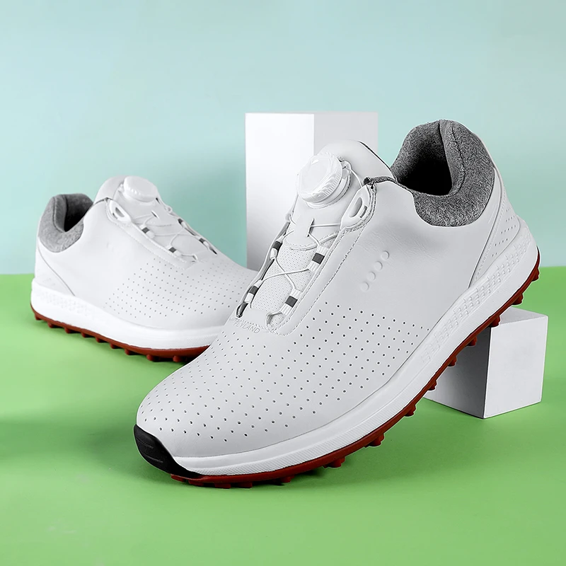 Top Trends: Breathable Luxury Golf Shoes Men Comfortable Outdoor Spikeless Golf Sport Training Sneakers Non-Slip Waterproof Walking Footwear Shoppable Styles - Image 3