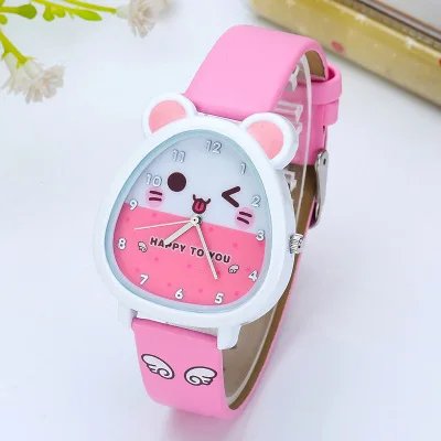 Top Trends: Girls Cute Kawayii Watches Kids Quartz Analog Leather Wristwatches Cartoon Children Watch Birthday Gifts For Boys Clock Kol Saat Shoppable Styles