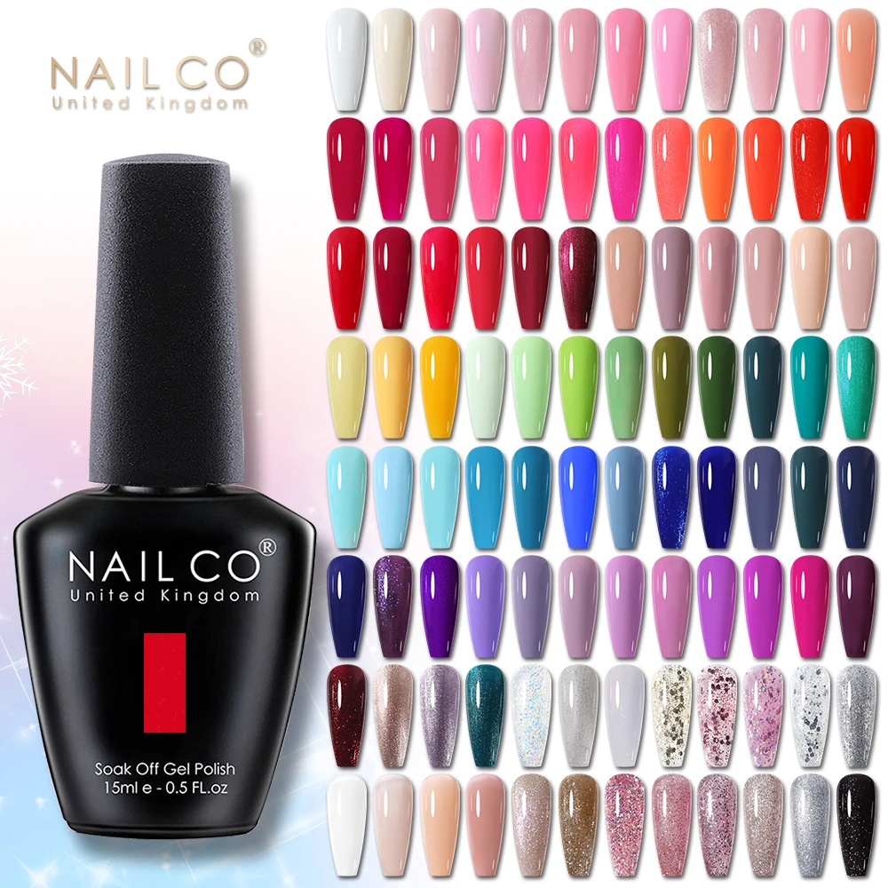 Top Trends: NAILCO Nail Gel Polish 15ml Red Pink Color Gel Polish Soak Off Long Lasting UV Polish Gel Nude Lakiery Hybrydowe Lacquer Varnish Shoppable Styles