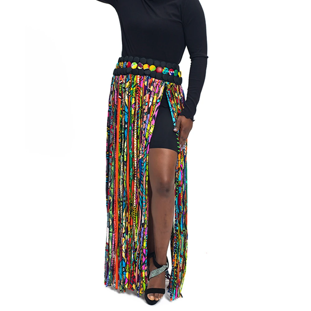 Top Trends: African Women Handmade Dress Jewelry Skirt African Ankara Tassel Skirt Jewelry Multi Shawl Tribal SP017 Shoppable Styles - Image 4