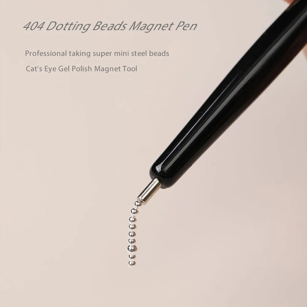 Top Trends: Easy-Dotting Tiny Iron Beads Magnet Pen Neo Taking Steel Ball Tool Style Cat's Eye Gel Polish Magnetic Manicure Toolpen 404Nails Shoppable Styles