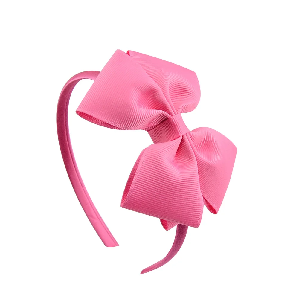 Top Trends: 1Piece Solid Colors Cute Bowknot Hair Band For Baby Girls Ribbon Handmade Hair Bows Hairbands Headband Headwear Hair Accessories Shoppable Styles - Image 6