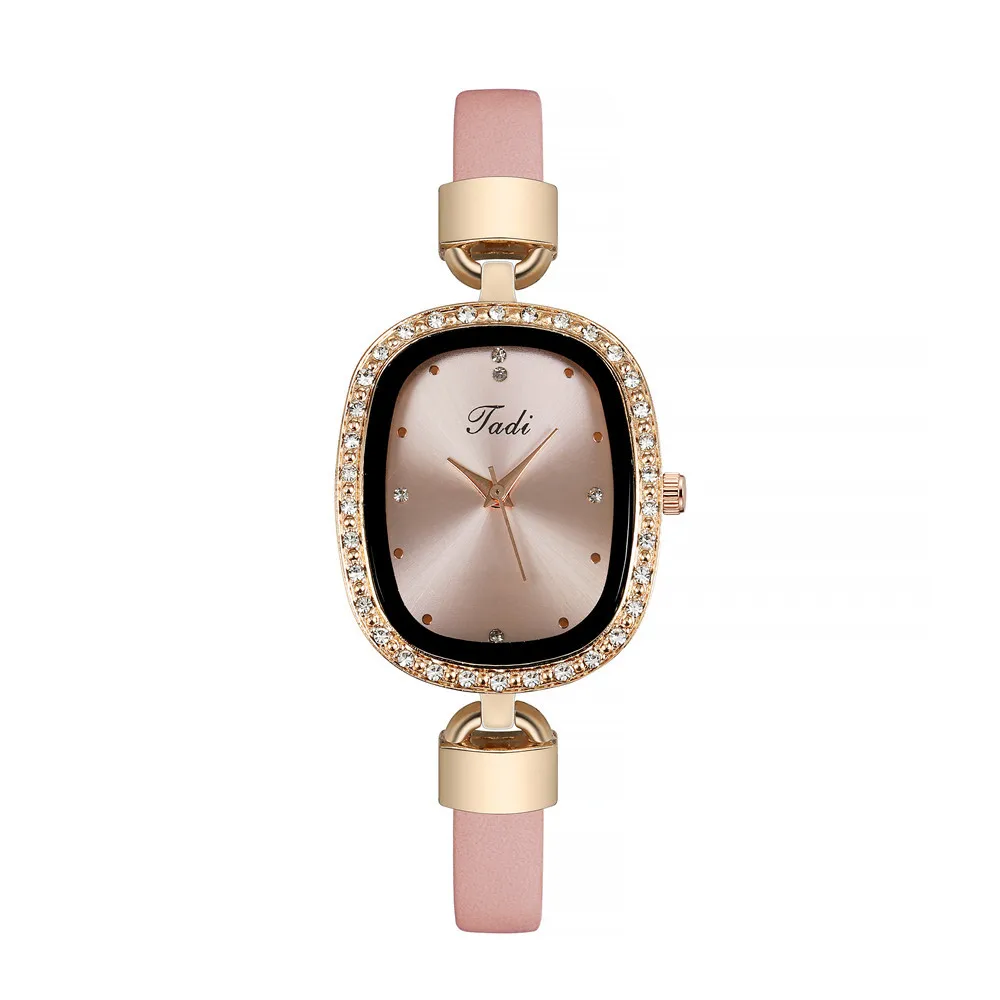 Top Trends: Luxury Fashion Women's Wristwatch Rhinestone Fine Strap Ladies' Fashion Watches Quartz Watch Women Timepiece Shoppable Styles - Image 5