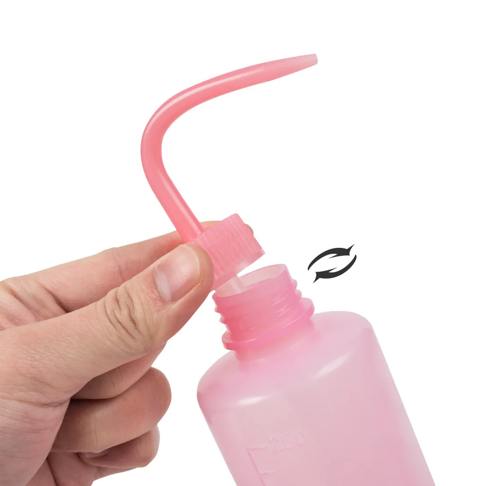 Top Trends: 250ml / 500ml Squeeze Bottle Succulent Potted Plant Watering Pot Elbow Narrow Mouth Long Tube Eyelash Tattoo Cleaning Bottle Shoppable Styles - Image 4