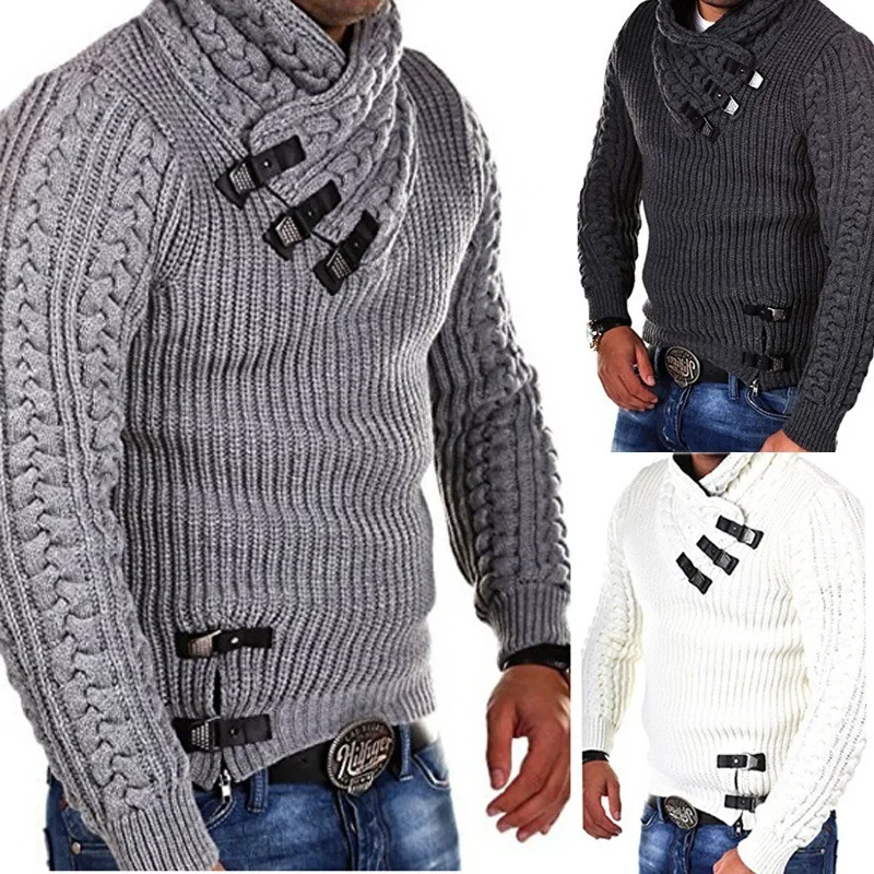 Top Trends: Men Sweaters Streetwear Clothes Turtleneck Sweater Men Long Sleeve Knitted Pullovers Autumn And Winter Soft Warm Basic Shoppable Styles