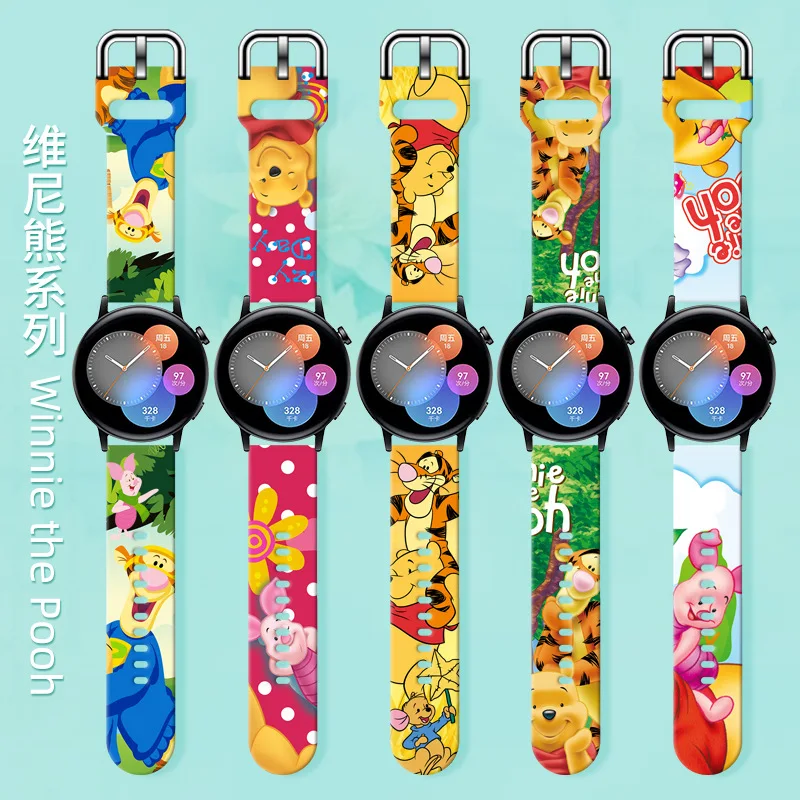 Top Trends: Disney Winnie The Pooh Strap For Huawei Watch 2Pro GT / GT2 Samsung Galaxy Watch / active2 / gear Sport / s3 Sz Classic Watchband Gifts Shoppable Styles - Image 6