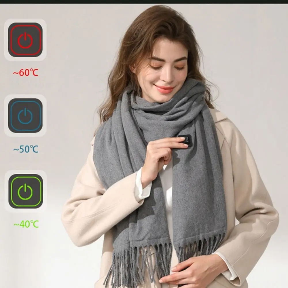 Top Trends: Shawl Scarf Unisex Rechargeable Pad Shawl Warmer Shawl Electric Winter Warmer Electric Heated Scarf Neck Wrap Shoppable Styles