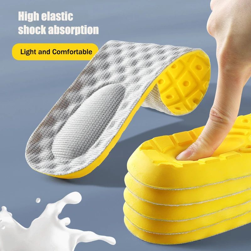 Top Trends: Shoe Inserts Pad Stretch Breathable Deodorant Cushion Memory Foam Outdoor Running Insole For Feet Man Women Orthopedic Pad Shoppable Styles