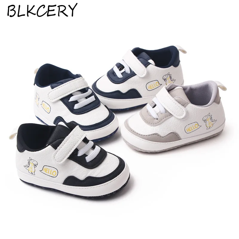 Top Trends: Brand Infant Trainers Newborn Baby Items Boys Casual Shoes Toddler Moccasins Dinosaur Sneakers Tenis For 1 Year Learning Walking Shoppable Styles