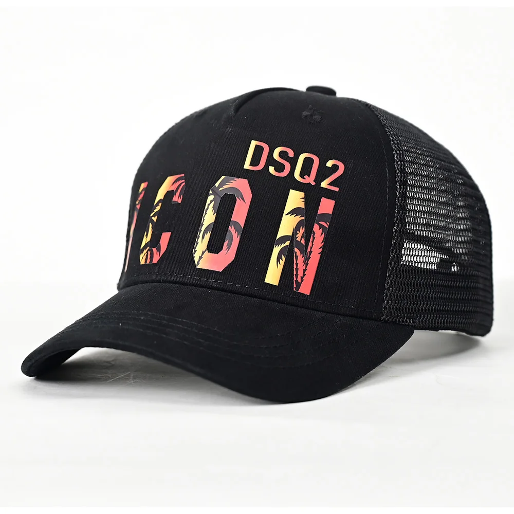 Top Trends: New DSQ2 Baseball Caps Men Women High Quality Printing ICON Letters Design High Quality Mesh Hat Trucker Snapback Cap Dad Hats Shoppable Styles