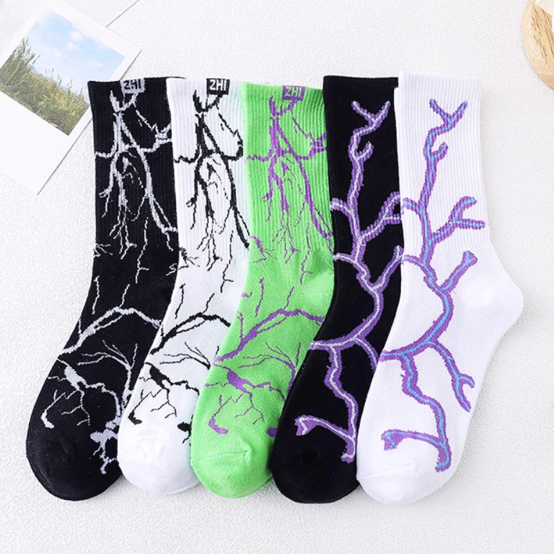 Top Trends: Trendy Socks Harajuku Style Men&#039;s Street Couple Middle Tube Cotton Socks European And American High Street Fashion Wild Sports Shoppable Styles