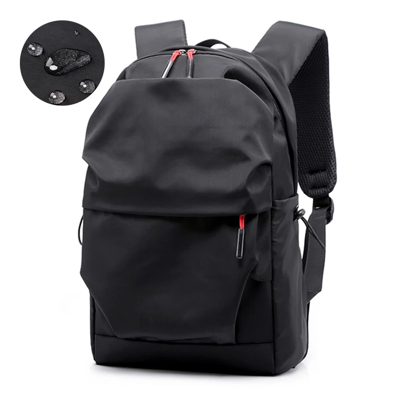 Top Trends: Multifunction Waterproof Backpack Men Luxury Student School Bags Notebook Backpacks Casual Pleated 15.6 Inch Laptop Bag For Men Shoppable Styles