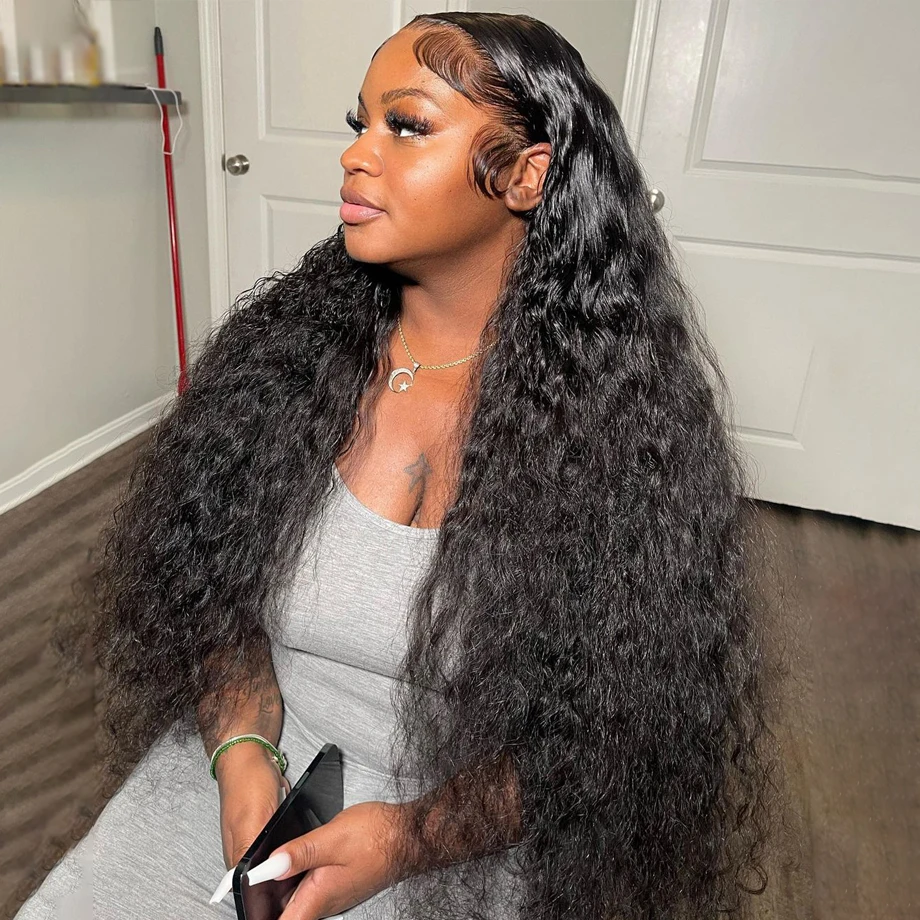 Top Trends: 5x5 Hd Lace Closure Wig Glueless Wigs Loose Deep Wave Lace Frontal Wig 30 Inch Water Wave 13x6 Curly Lace Front Human Hair Wig Shoppable Styles