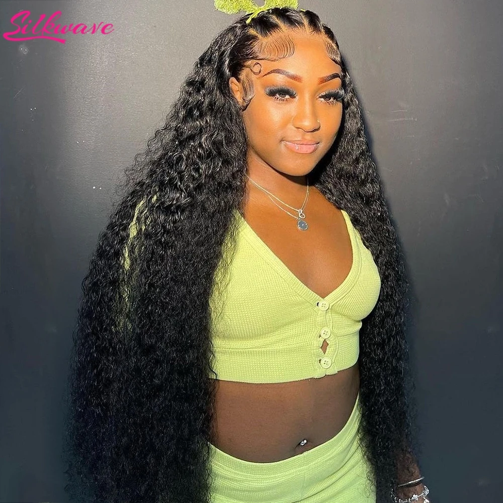 Top Trends: 30 Inch Water Wave Lace Front Wig For Black Women 13x4 Hd Deep Wave Frontal Curly Glueless Wig Human Hair Ready To Wear Shoppable Styles