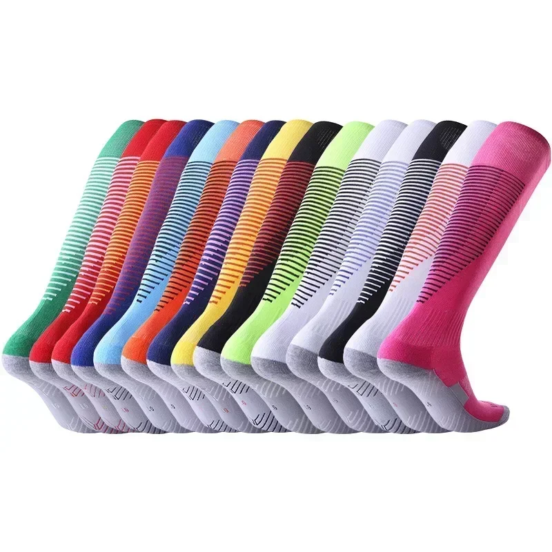 Top Trends: Children's Over-the-knee Football Socks Men's Heavy Towel Stockings Adult Non-slip Sports Socks Shoppable Styles