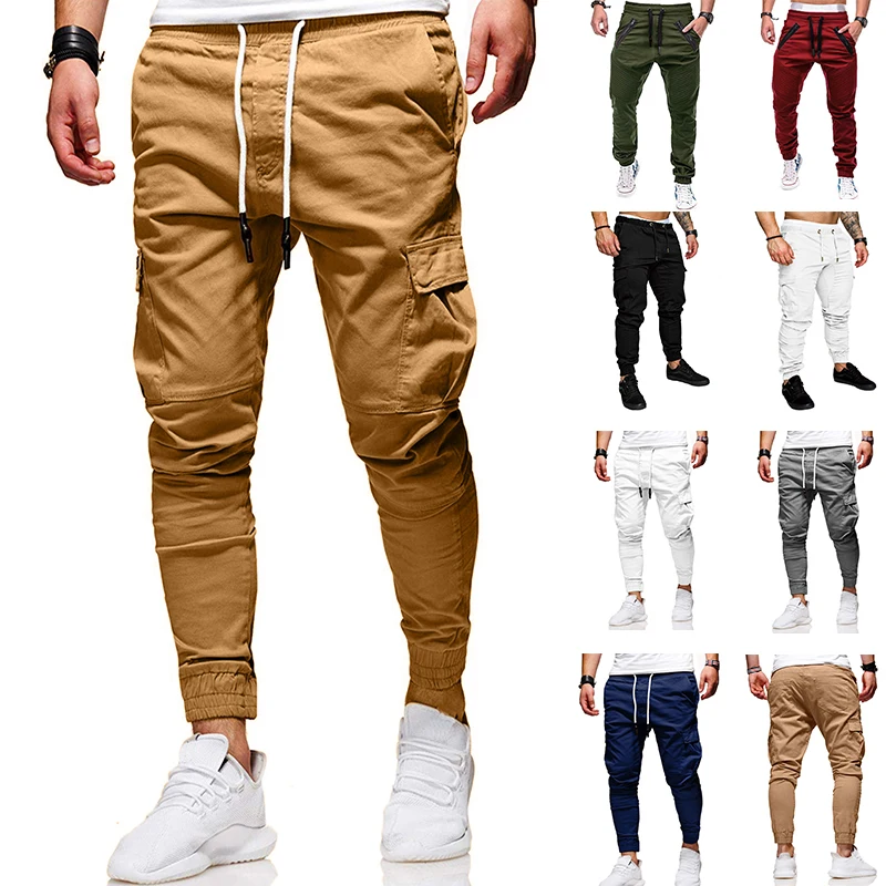 Top Trends: 21 Style The New Upgrade Men Casual Sports Pants Sweatpants Male Jogger Cargo Harem Pencil Pants Trousers Shoppable Styles