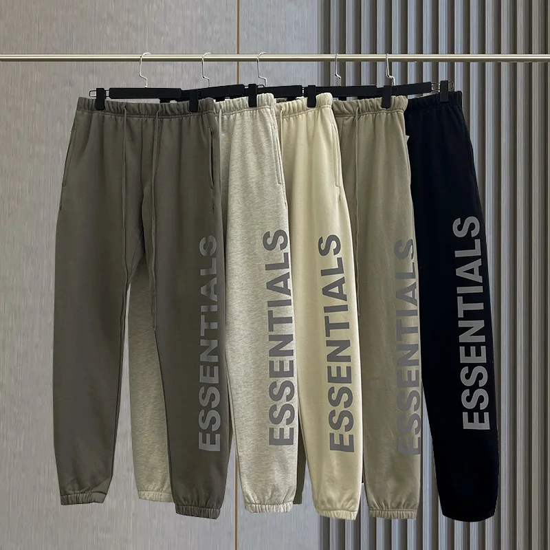 Top Trends: Men Essentials Fashion High Street Style Men Sweatpants Jogging Pants Rubber Letter Hip Hop Loose Hoodie Unisex Sweatpants Shoppable Styles