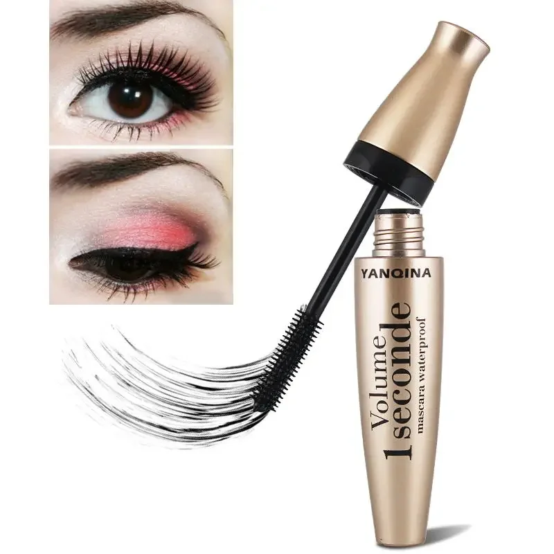 Top Trends: Black Mascara Lengthen Eyelashes Extra Volume Waterproof Natural Lashes Mascara Female Professional Makeup Shoppable Styles - Image 2