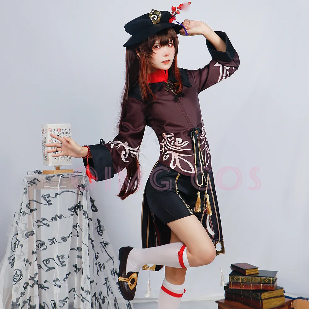 Top Trends: Hutao Cosplay Genshin Costume Impact Uniform Chinese Style Halloween Costumes For Women Game Hu Tao Shoppable Styles - Image 4