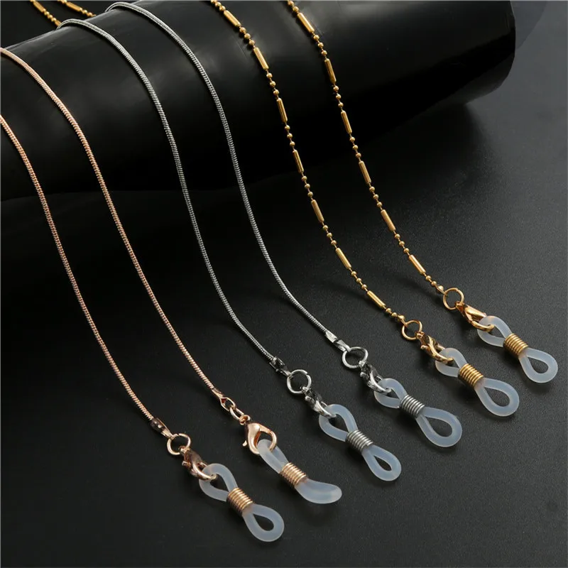 Top Trends: 2022 Fashion Reading Glasses Chain For Women Metal Outside Casual Sunglasses Cords Lanyard Metal Rope Eyewear Accessories Shoppable Styles