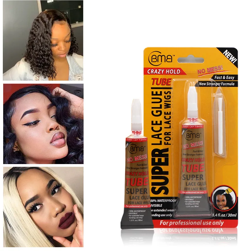 Top Trends: BMB Super Strong Crazy Hold Lace Glue Waterproof Wig Bonding Glue Hair Replacement Adhesive Strong Hold Hair Glue For Lace Wigs Shoppable Styles