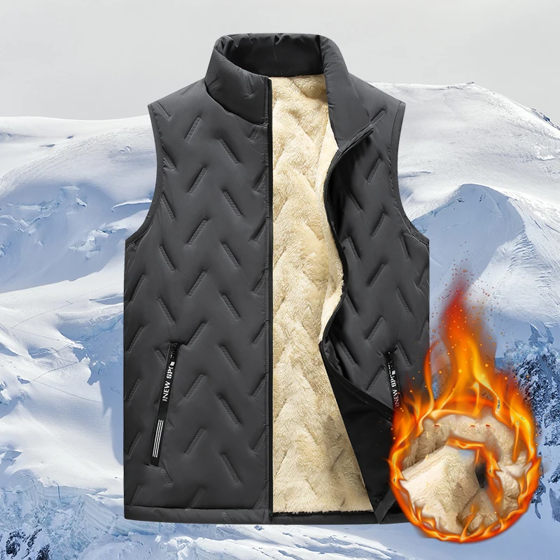 Top Trends: Fashion Men Women Down Coat Winter Warm Fur Stand Collar Thin Jacket Waterproof Padded Waistcoat Sleeveless Portable Couple Vest Shoppable Styles