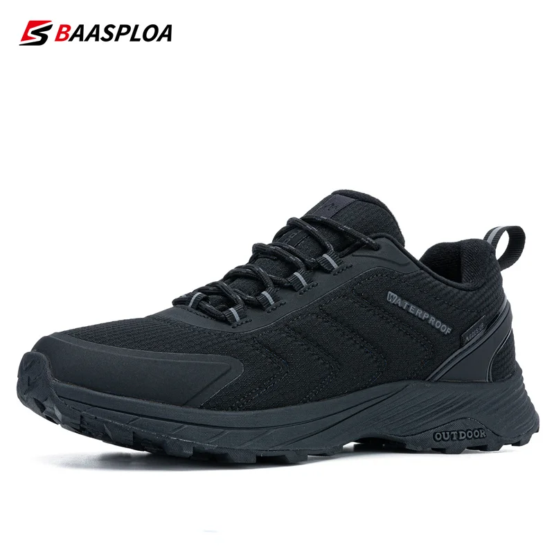 Top Trends: Baasploa Man Hiking Shoes Wear-Resistant Sneakers Non-slip Men Outdoor Sneaker Waterproof Light Male Walking Shoes Comforty 2023 Shoppable Styles