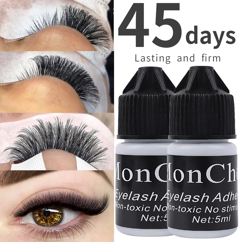 Top Trends: 5ml Eyelash Extension Glue Black Waterproof Quick Drying Adhesive For Semi-Permanent Eyelash Extensions Grafting Eyelash Glue Shoppable Styles