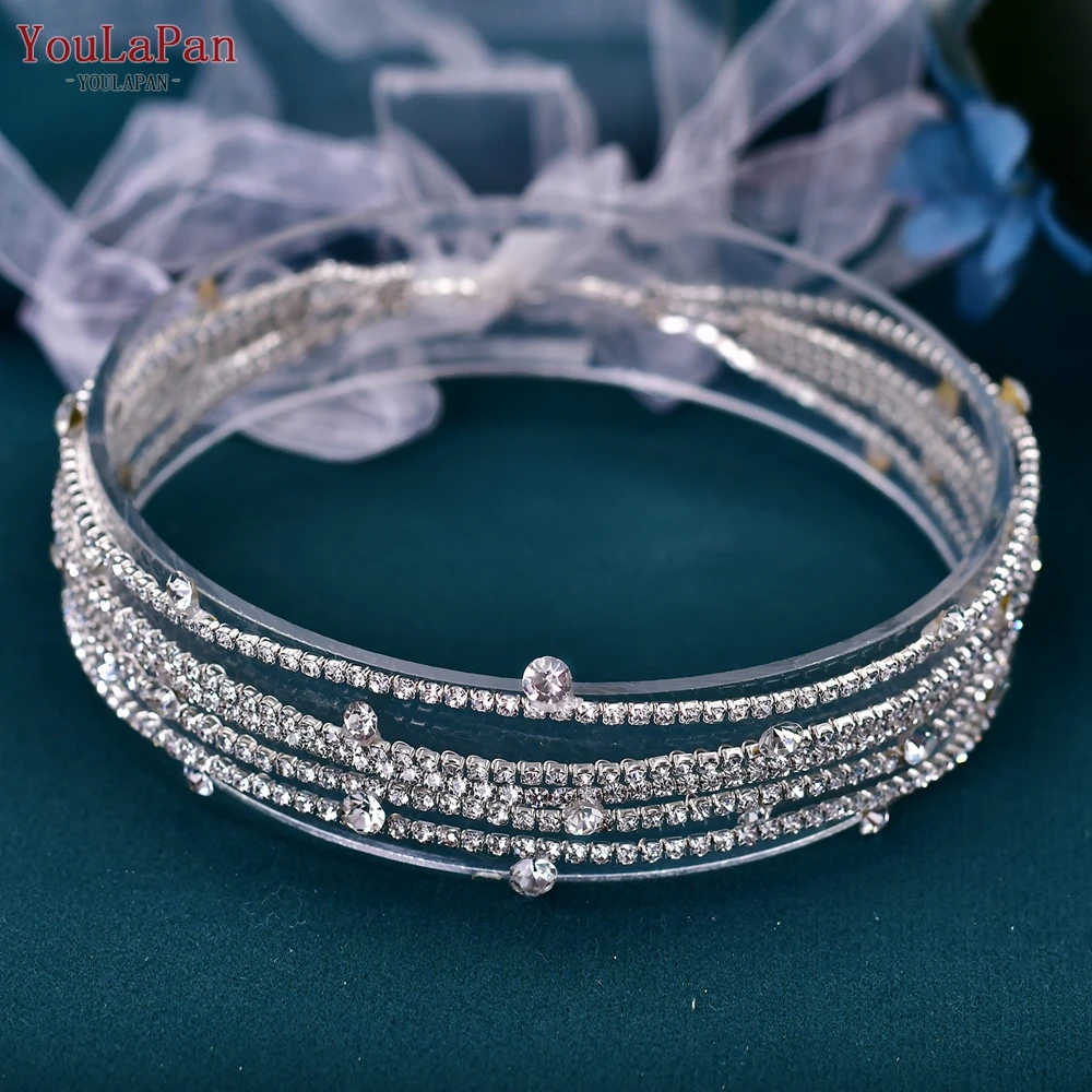 Top Trends: TOPQUEEN Bridal Headband Bride Rhinestone Headpiece Wedding Hair Accessories Ladies Headwear Banquet Jewelry Girls Gift HP549 Shoppable Styles