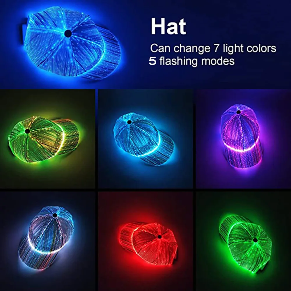 Top Trends: Explosive LED Men And Women Couples Luminous Hat Luminous Outdoor Luminous Duck Tongue Hat Baseball Cap Performance Femboy Shoppable Styles