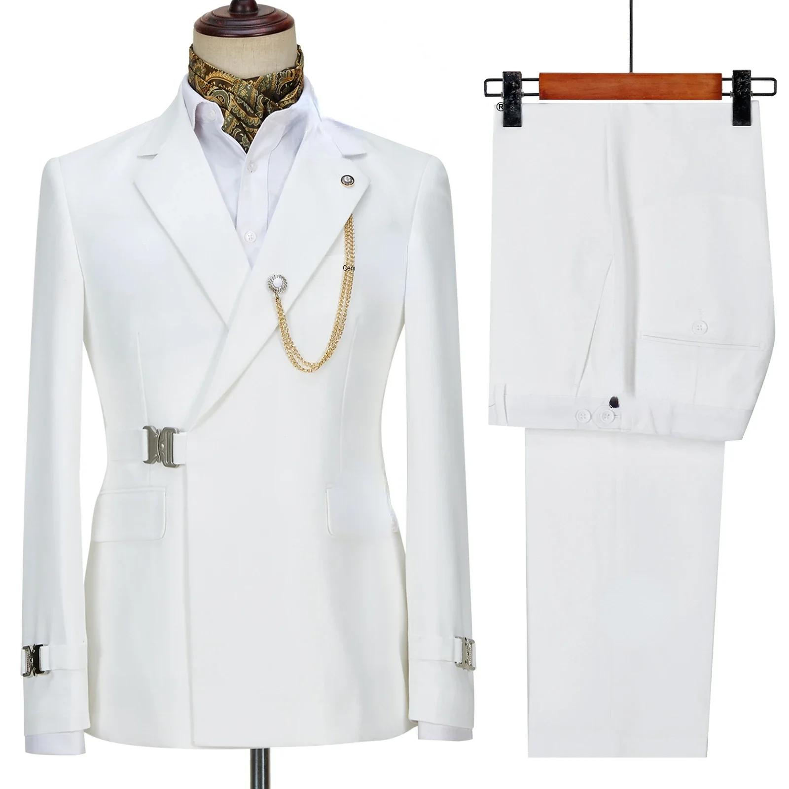 Top Trends: 2023 Men&#039;s White Business Suit - Trajes De Hombre - Perfect For Formal Occasions Trajes Elegante Para Hombres Blazers Shoppable Styles