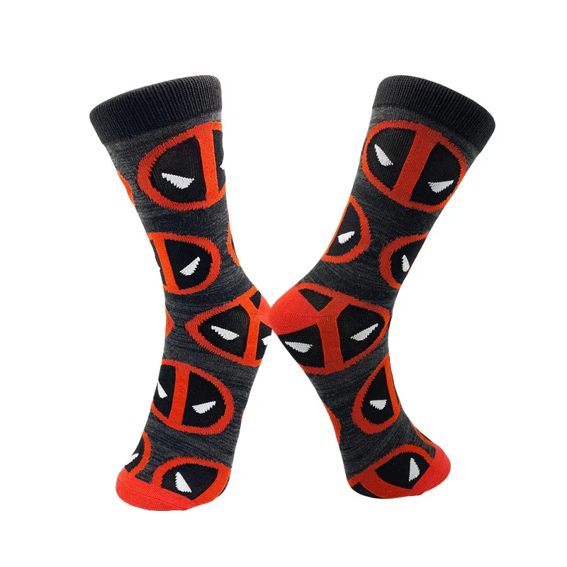 Top Trends: Superhero Movies Wade Winston Wilson Deadpool Socks Cosplay Costume Adult Unisex Sock Accessories Props Shoppable Styles