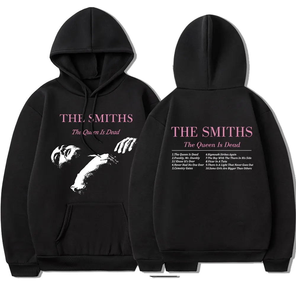 Top Trends: Rock Band The Smiths The Queen Is Dead Hoodie Men's Vintage 1980's Indie, Morrissey Hooded Sweatshirt Oversized Pullover Hoodies Shoppable Styles