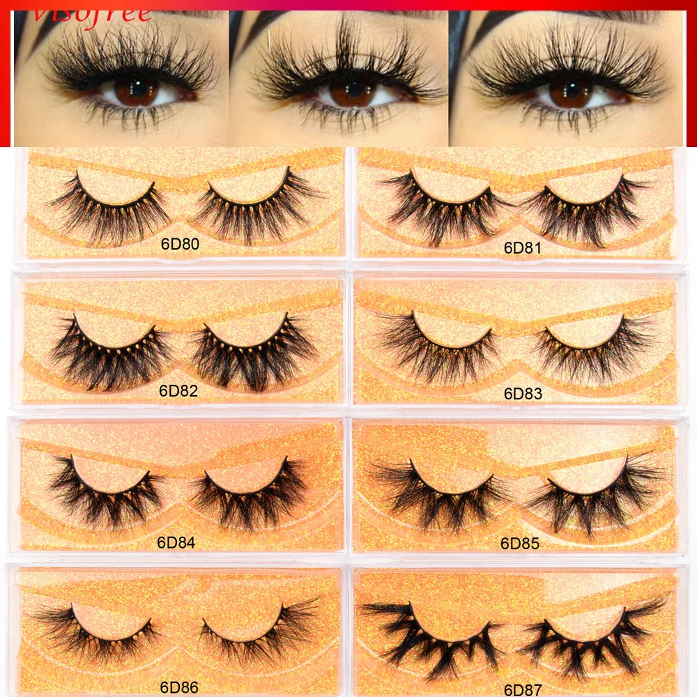 Top Trends: Visofree 5D Mink Eyelashes Cruelty Free Natural False Eyelashes Lashes Fluffy Soft Fake Eyelashes Extension Makeup Eyelashes Shoppable Styles