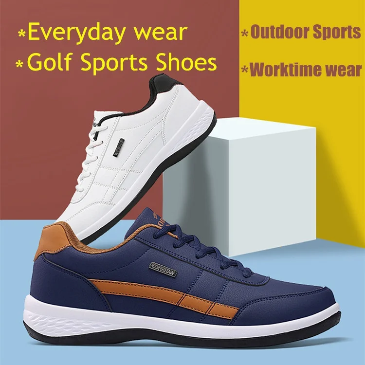 Top Trends: 2023 New Golf Shoes Light Men's Casual Sports Shoes Breathable Waterproof Anti-slip Shoes Outdoor Men's Size 38-48 Shoppable Styles - Image 3