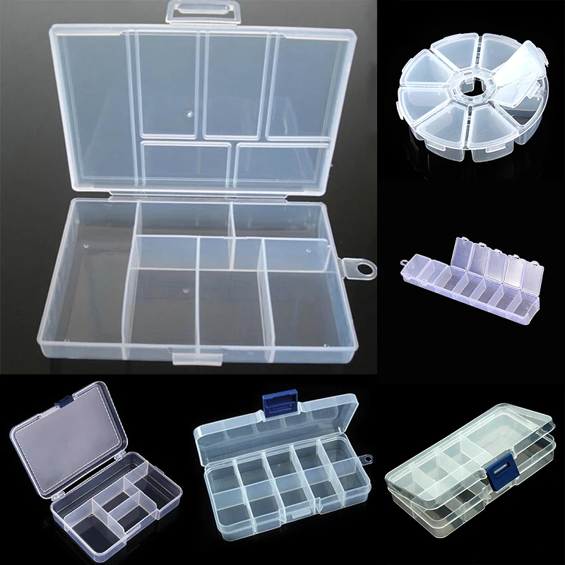 Top Trends: Plastic Jewelry Boxes Plastic Tool Box Adjustable Craft Organizer Storage Beads Bracelet Jewelry Boxes Packaging Wholesale Shoppable Styles