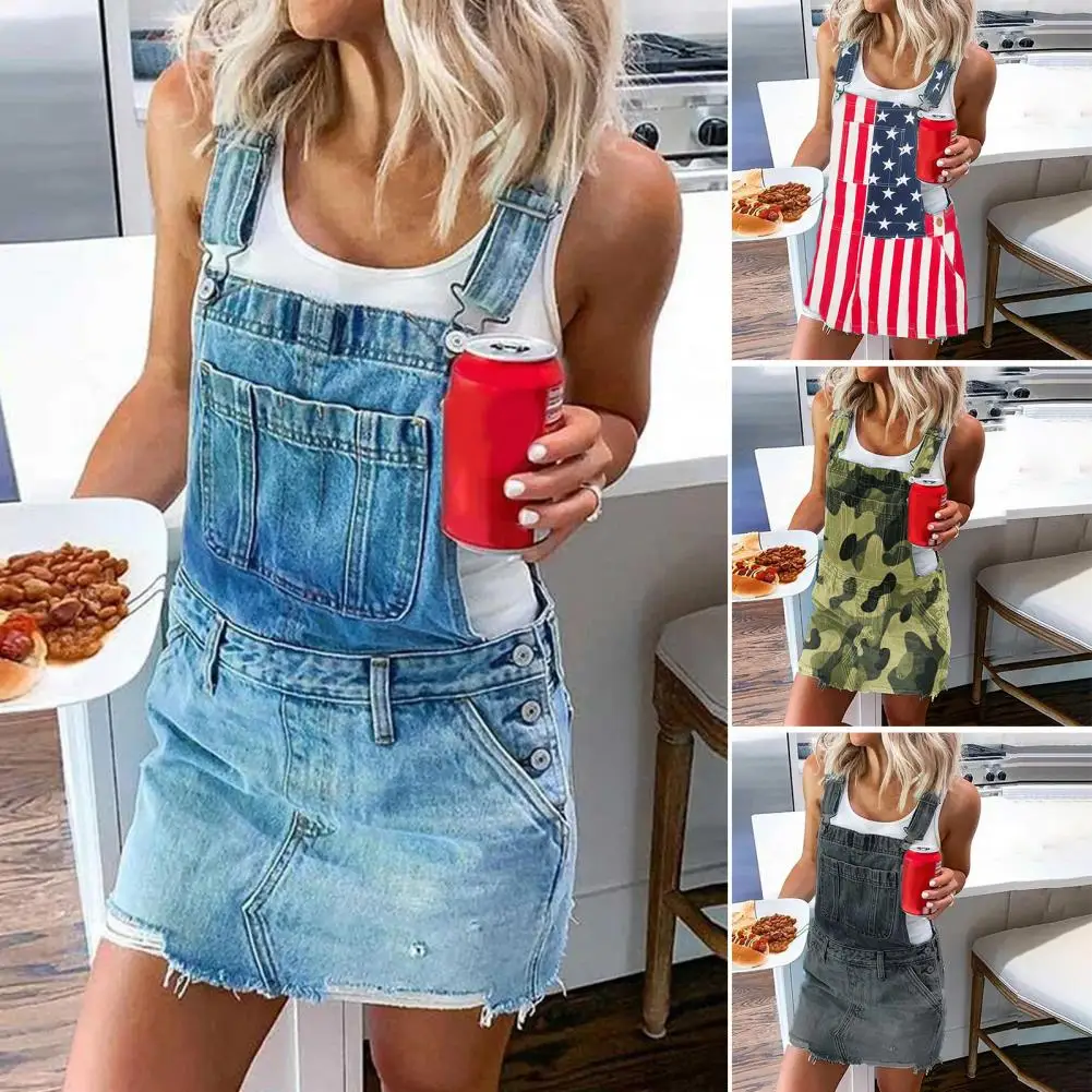 Top Trends: Sexy Bodycon Skirt Sundress Denim Dress Sleeveless Suspender Above Knee Dress Adjustable Straps Shoppable Styles