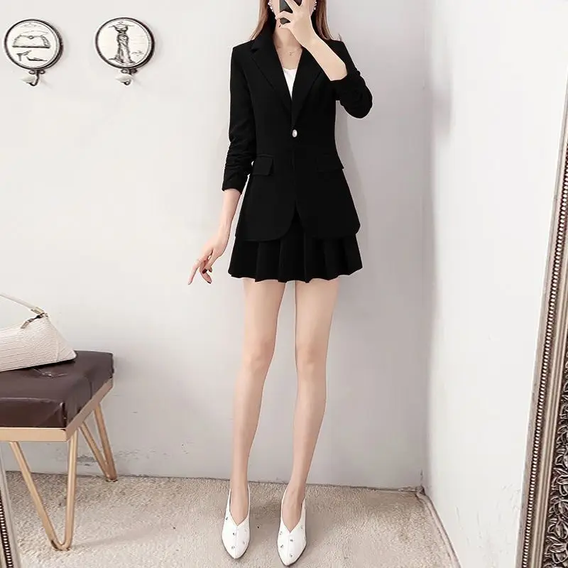 Top Trends: Sexy Outfit 2023 Summer Two Piece Set For Women Suit With Skirt And Blazer Womens Short 2 Sets Y2k Streetwear Clothes Festival Shoppable Styles