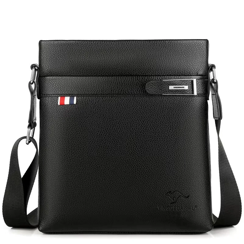 Top Trends: Shoulder Bag For Men PU Leather Business Style Men&#039;s Messenger Boy Crossbody Bags LUXURY Brand Fashion Man Handbag Shoppable Styles