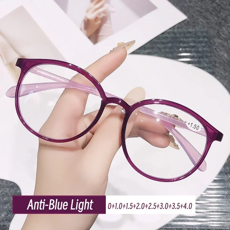 Top Trends: Fashion Optical Spectacles Vision Care Eyeglasses Small Frame Finished Reading Glasses Ladies Vintage High Definition Hyperopia Shoppable Styles