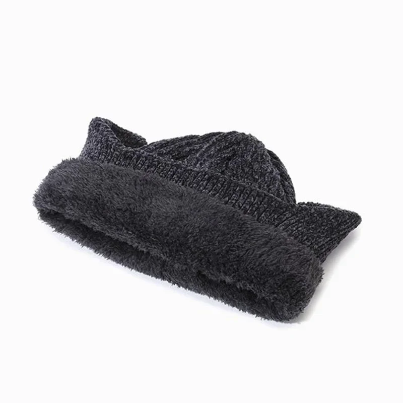 Top Trends: Thicken Winter Warm Hat Men Faux Fur Bomber Hat Ear Flap Cap Soft Thermal Knit Bonnets Hats For Outdoor Fishing Skiing Cap Hats Shoppable Styles - Image 5