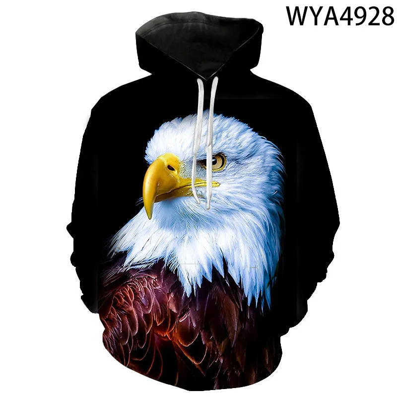 Top Trends: Sweatshirts Casual New Men Women Children Eagle Animal Series 3D Printed Hoodie Pullover Streetwear Boy Girl Fashion Hooded Tops Shoppable Styles