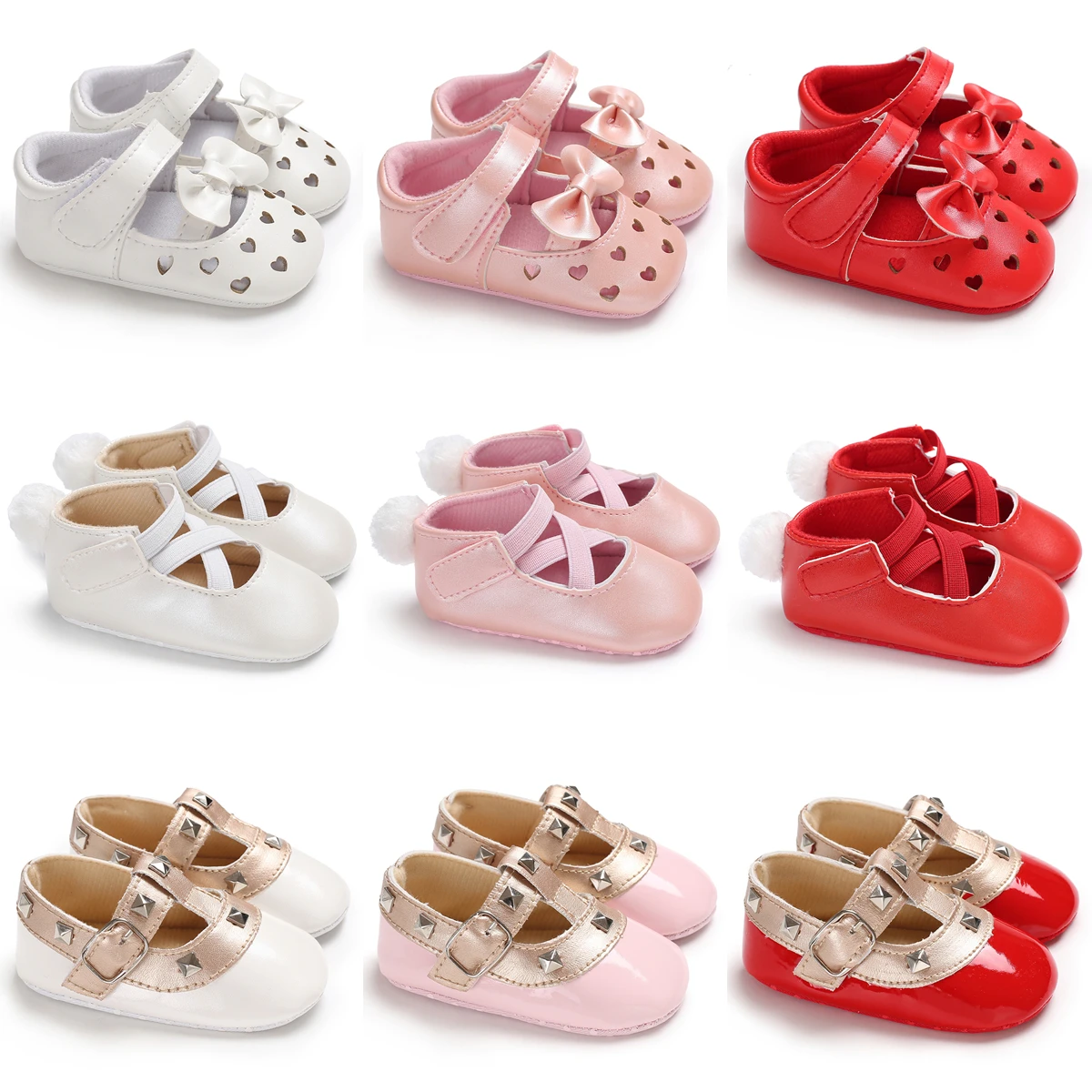 Top Trends: Baby Girls Fashion Princess Shoes First Walker Comfort Soft Sole Casual Walking Shoes White Baptism Crib Shoes Shoppable Styles