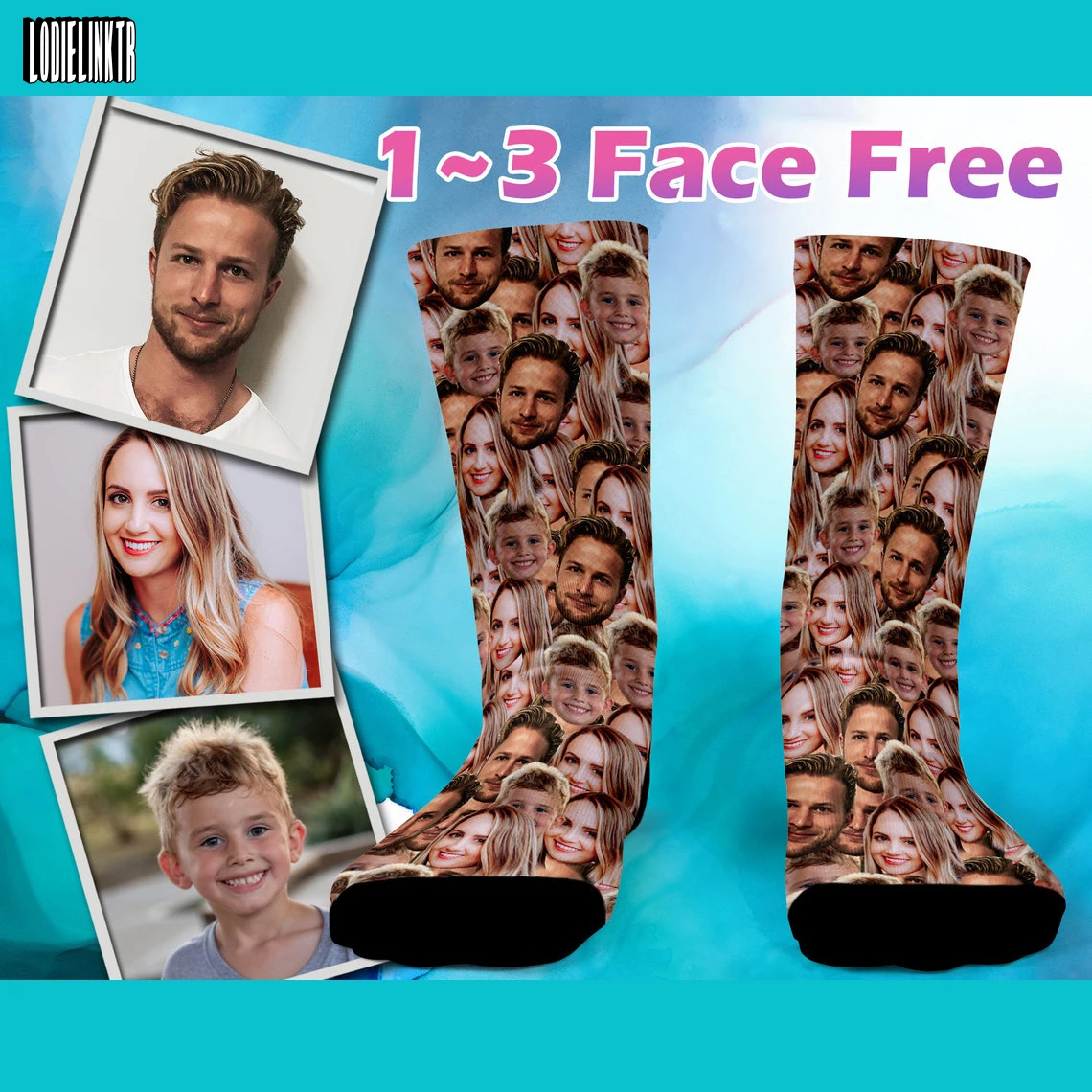 Top Trends: Personalized Customized Face Socks Children Pets Couples Tube Socks Cotton Casual Unisex Adult Funny Happy Crazy Socks Gift Shoppable Styles